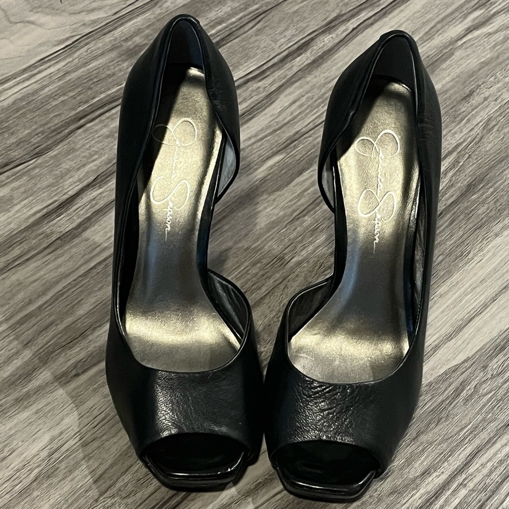 Jessica Simpson Peep-Toe Stilettos